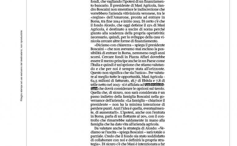 Corriere del Veneto 17 gennaio 2015