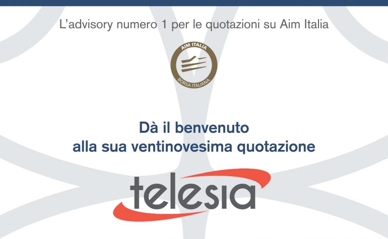 Pubblicità Ambromobiliare per Telesia su Milano Finanza 18 febbraio 2017