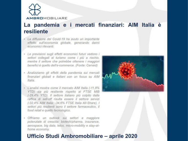 La pandemia e i mercati finanziari: AIM Italia è resiliente!